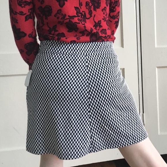 SANS SOUCI CHECKERED SKIRT - Picture 4 of 8